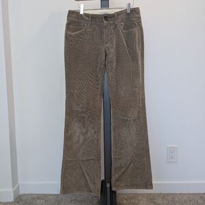 Banana Republic Tan Flare Corduroy Pants